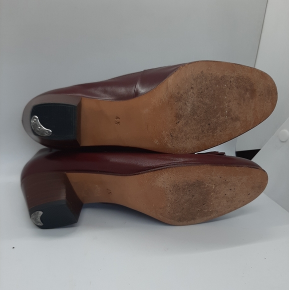 Bally Suisse Vasano Fiesta Leather Fringe Apron Loafer Shoe - Picture 5 of 8